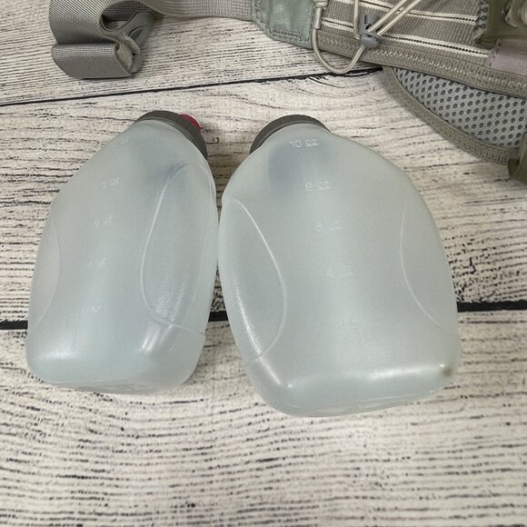 Nanthan Running Cycling Hydration Adjustable Trail Mix Belt with 2 Bottl… - Picture 2 of 15